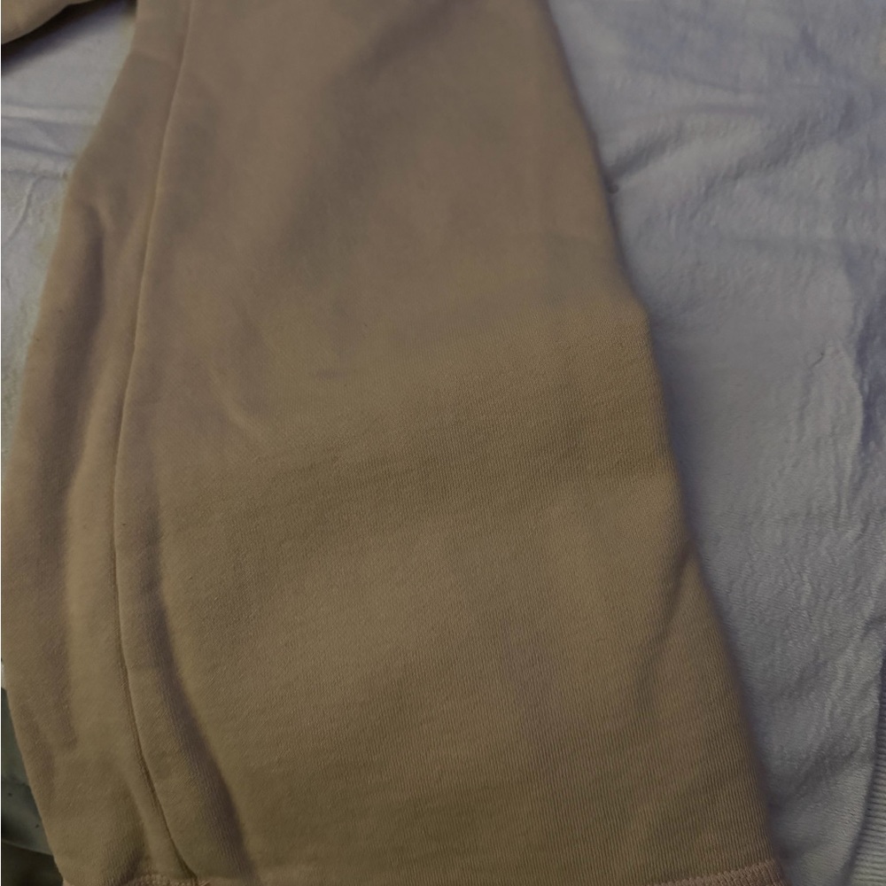 Rare Abercrombie Fitch Tan Sweatpants w/Embellish snowflake & board bum on butt - Picture 6 of 9
